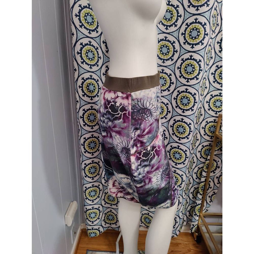 Biba Patchwork Embroidered Knee Length Skirt - image 2